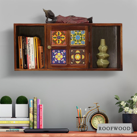 ROOFWOOD Wooden Wall Shelf
