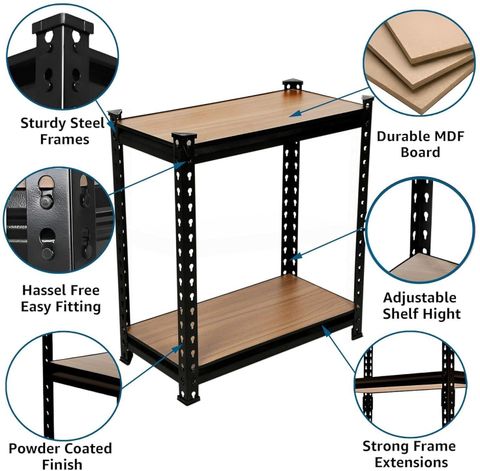 Star Work Iron Rack ShelvesRack for Shop Luggage Shelve Rack[ 4'6