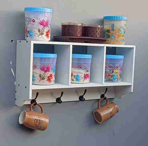 KHUSUBHDECOR Wooden Wall Shelf Price in India - Buy KHUSUBHDECOR Wooden ...