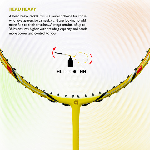 apacs Z Power 800 RP+ (Slim Shaft, Made in Vietnam) 38 LBS | Head