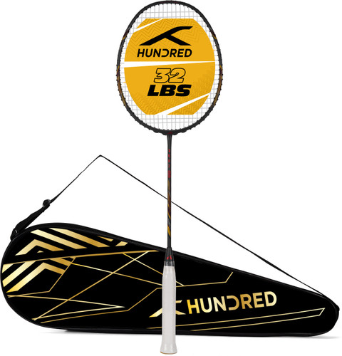 Hundred ROCK 88 Japan Made Graphite Grey Strung Badminton Racquet