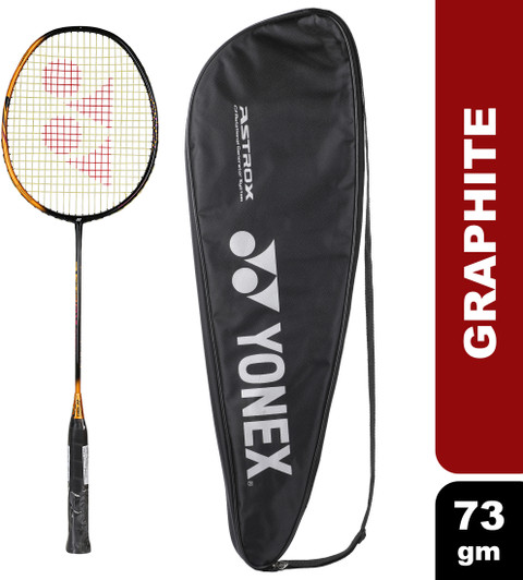 Yonex Astrox Smash Badminton Racquet (Black Clear Orange, G4, 73