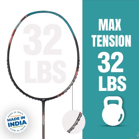 YONEX Astrox Attack 9 Green Strung Badminton Racquet (80g) - Image 6