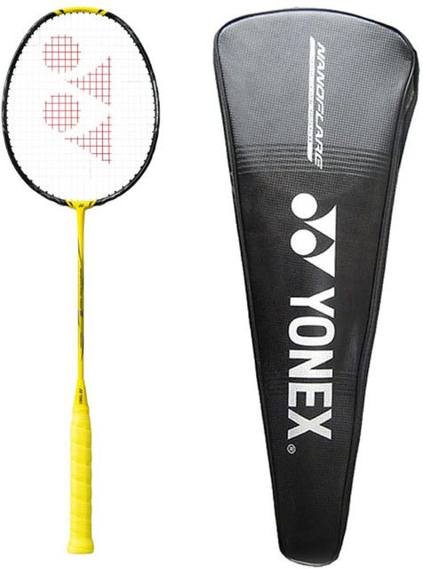 YONEX NANOFLARE 1000 Tour 4U/G5 Yellow, Black Strung Badminton
