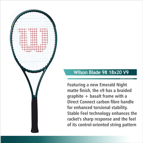 WILSON Blade 98 V9 Multicolor Unstrung Tennis Racquet - Buy WILSON