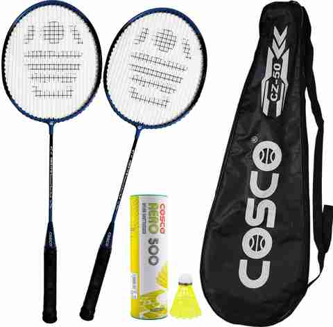 COSCO FORCE CZ 50 Badminton Racquet (3D POWER SYSTEM) And Aero 500