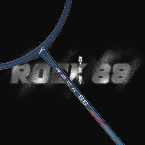 Hundred ROCK 88 Japan Made Graphite Blue Strung Badminton Racquet