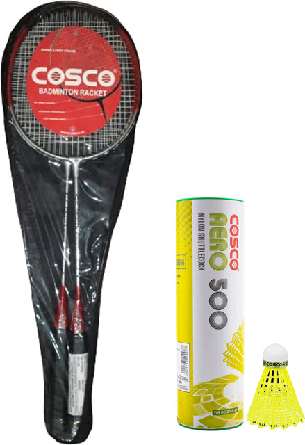 COSCO CZ 50 Force Badminton Racket ( 2 Racquet, 6 Shuttle