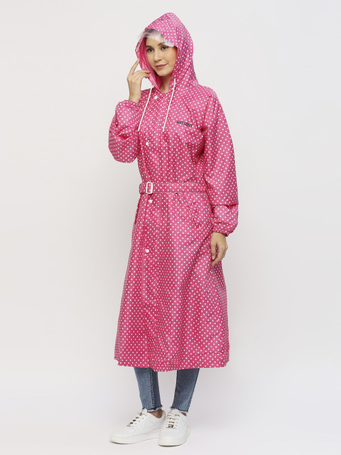 CITIZEN Polka Print Women Raincoat Buy CITIZEN Polka Print Women