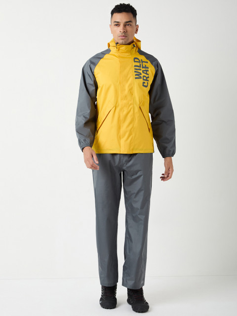 Wildcraft Rain Cheater Suit Colorblock Men Rain Suit