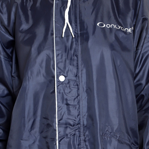 Rain Gear Womens Designer Rain Jacket Onlyone Solid Women Raincoat