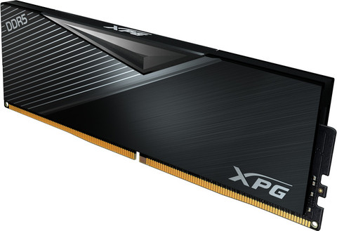 XPG AX5 DDR5-6400MHz 16GB 2枚セット 増設メモリ XPG LANCER RGB DDR5-6400 ブラック AX5U6400C3216G