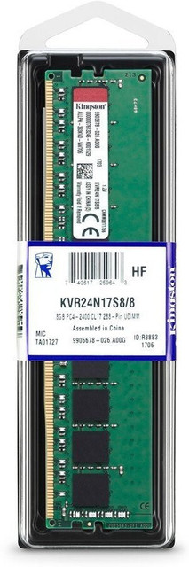 Kingston Ddr4 2400mhz 8gb Desktop Memory KINGSTON RAM DDR4 GB PC