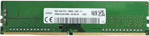 Sk Hynix 2666 MHZ DDR4 8 GB (Dual Channel) PC, Server (Hynix