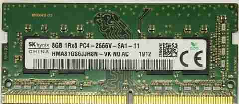 Hynix PC4-2666V 1RX8 DDR4 8 GB (Single Channel) Laptop