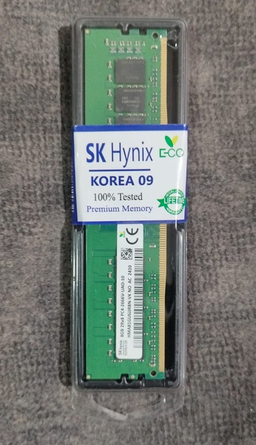 Sk Hynix 2666 MHZ DDR4 8 GB (Dual Channel) PC, Server (Hynix