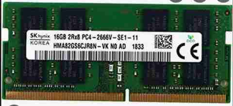 Sk Hynix PC4-2666V DDR4 16 GB (Dual Channel) Laptop (2666V) - Sk