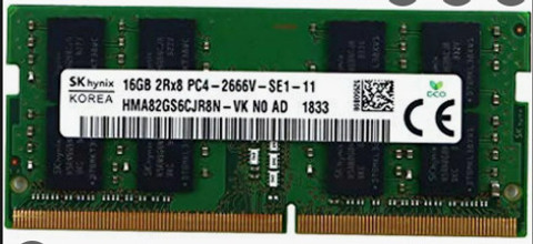 Sk Hynix PC4-2666V DDR4 16 GB (Dual Channel) Laptop (2666V) - Sk