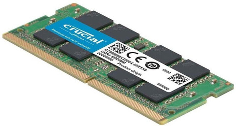 Crucial Basic DDR4 GB (Single Channel) Laptop DDR4 (8GB DDR4-2666 SODIMM  CL19)