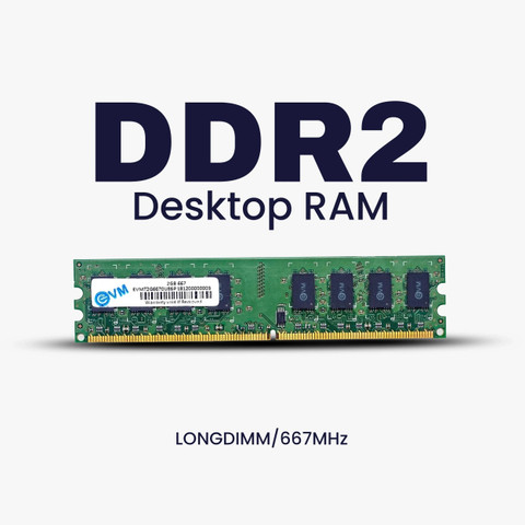 EVM Desktop RAM DDR2 GB PC DDR2 (EVMT2G6670U86P) EVM