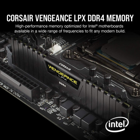 Corsair Vengeance 16GB (2×8GB) DDR4 3200MHz Desktop RAM | Gaming