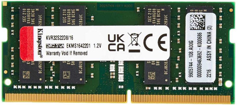 KINGSTON 3200MHz DDR4 16 GB (Dual Channel) Laptop SODIMM