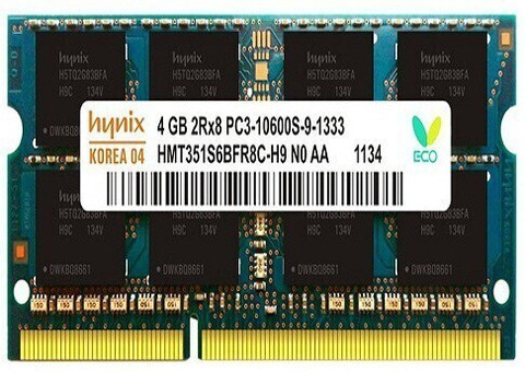 Hynix 10600/1333 DDR3 GB Laptop 4gb ddr3 ram (10600s)