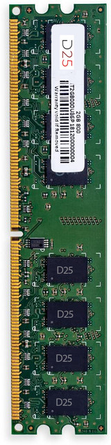 D25 2GB DDR2 Desktop RAM Long 800MHz DIMM Memory -Faster and
