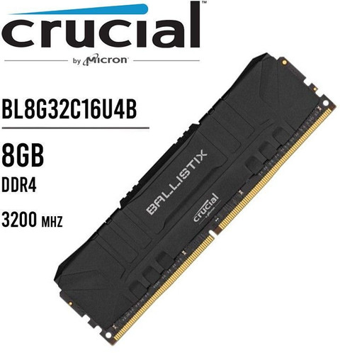 Crucial 3200Mhz Ballistix Performance Desktop & Gaming Memory
