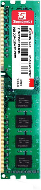 Simmtronics 2400 MHz DDR4 GB PC DDR4 RAM (8GB DDR4 2400 MHz RAM