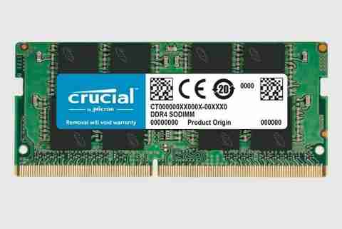 Crucial 8GB DDR4-2666 SODIMM DDR4 GB (Dual Channel) Laptop DRAM  (CT8G4SFRA266)