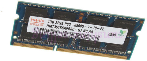 Hynix 4GB DDR3 1066 (PC3-8500S) LAPTOP DDR3 GB (Dual Channel