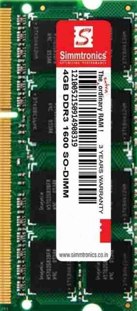 simtronics gb ddr3 laptop DDR3 GB (Single Channel