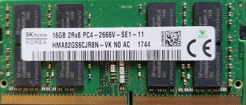 SKhynix PC4-2666V 16GB（8GB×2） Sk Hynix PC4-2666V DDR4 8 GB (Dual Channel) Laptop (2666MHZ) - Sk