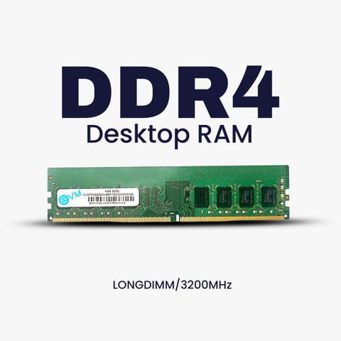 EVM Desktop RAM DDR4 GB PC DDR4 (EVMT4G3200U88P)
