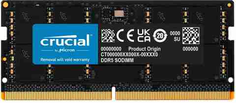 Crucial CT 4800 DDR5 8 GB (Dual Channel) Laptop DRAM (CT8G48C40S5