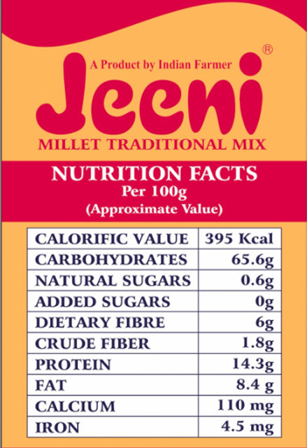 Jeeni Millet Traditional mix 1 kg Price in India - Buy Jeeni