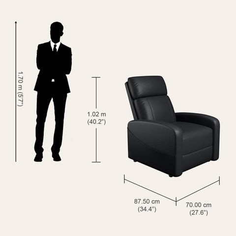 Godrej Interio Snug Leather Manual Recliner Price in India Buy