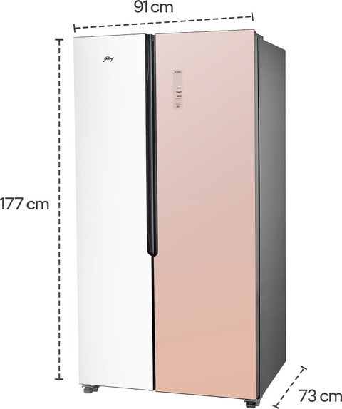 Godrej 600 L Frost Free Side by Side 3 Star Refrigerator with