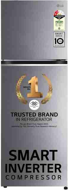 LG 322 L Frost Free Double Door 2 Star Refrigerator with