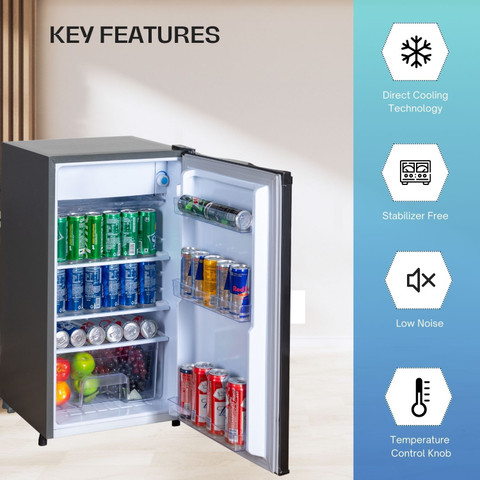 WELL FRIDGE mini ホワイト　冷蔵庫 Mavis Lave Mini 10 Liters Portable Humanized Handle Design Fridge