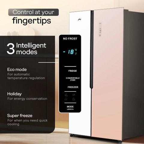 Godrej 600 L Frost Free Side by Side 3 Star Refrigerator with