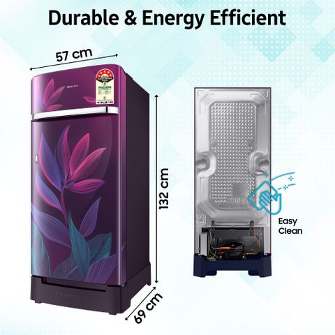 Samsung 189 L Direct Cool Single Door 5 Star Refrigerator with