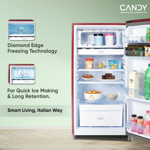 CANDY 185 L Direct Cool Single Door 2 Star Refrigerator with