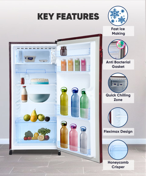 Lloyd 178 L Direct Cool Single Door 2 Star Refrigerator with with