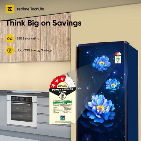 realme TechLife 180 L Direct Cool Single Door 3 Star Refrigerator