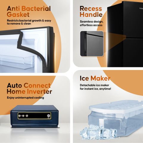 Haier 240 L Frost Free Double Door Top Mount 3 Star Convertible