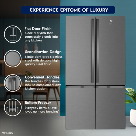 Electrolux 600 L Frost Free Multi-Door Refrigerator with Inverter
