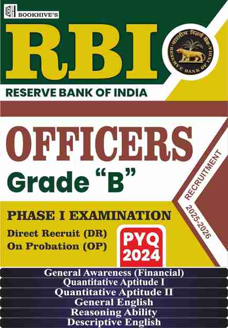 F Rbi RBI Grade B Officers, General (Set Of 6 Books) Phase 1 And 2 (Includes ...