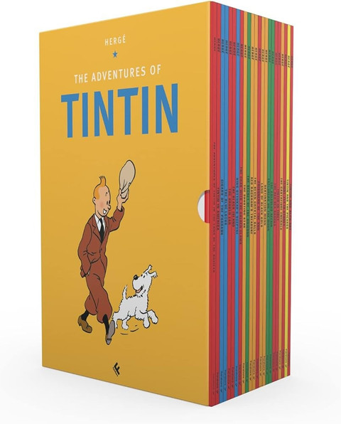 Tintin Box Set 1 To 23 Books (Paperback, Herge): Buy Tintin Box